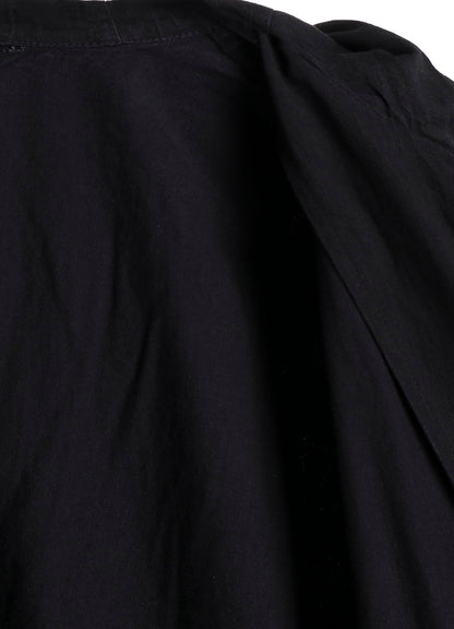 PERMANGANATE BLEACHED DENIM DOLMAN SLV COAT