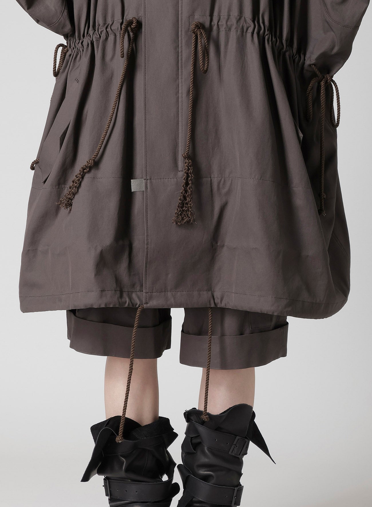 S HIGH-TWISTED GABARDINE DOLMAN SLV COAT