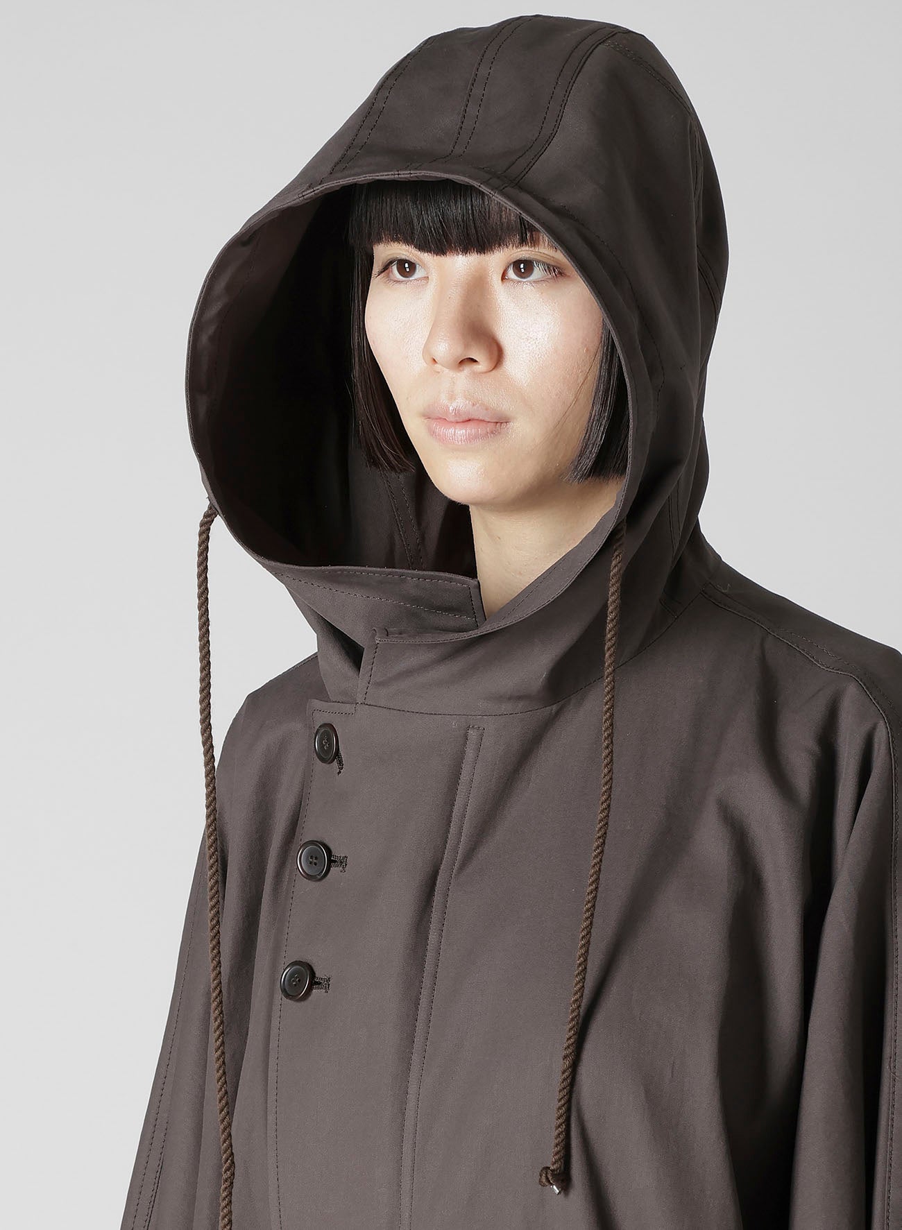 S HIGH-TWISTED GABARDINE DOLMAN SLV COAT