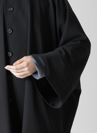 GABARDINE HIGH NECK COAT