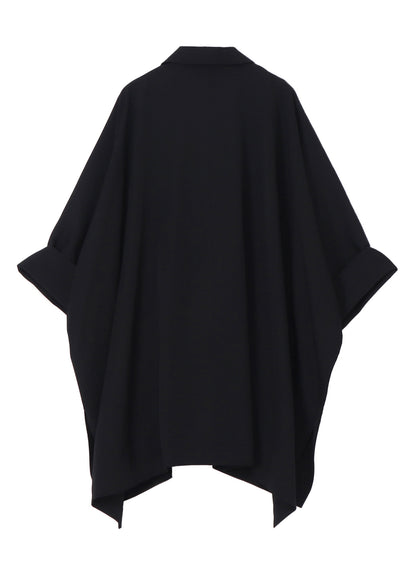 GABARDINE HIGH NECK COAT