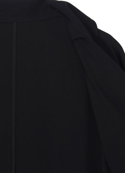 GABARDINE HIGH NECK COAT
