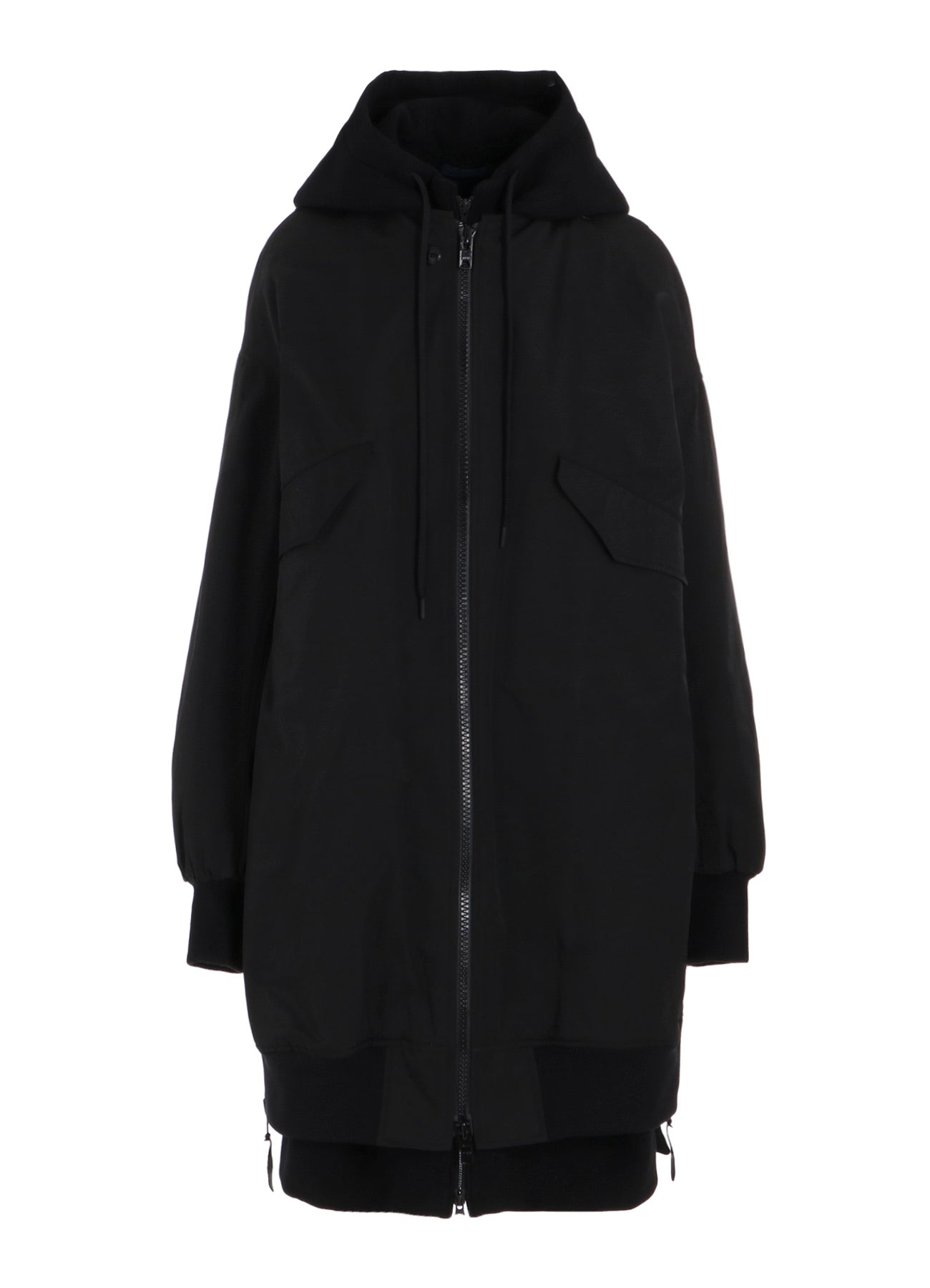 Ny/C TWILL HOODED BOMBER