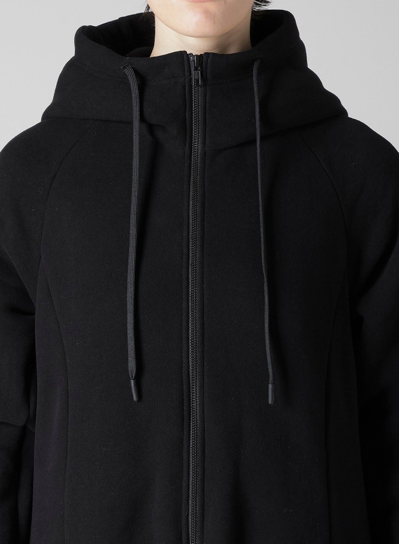 Liy/C BRUSHED FRENCH TERRY HOODED TRACK DRESS