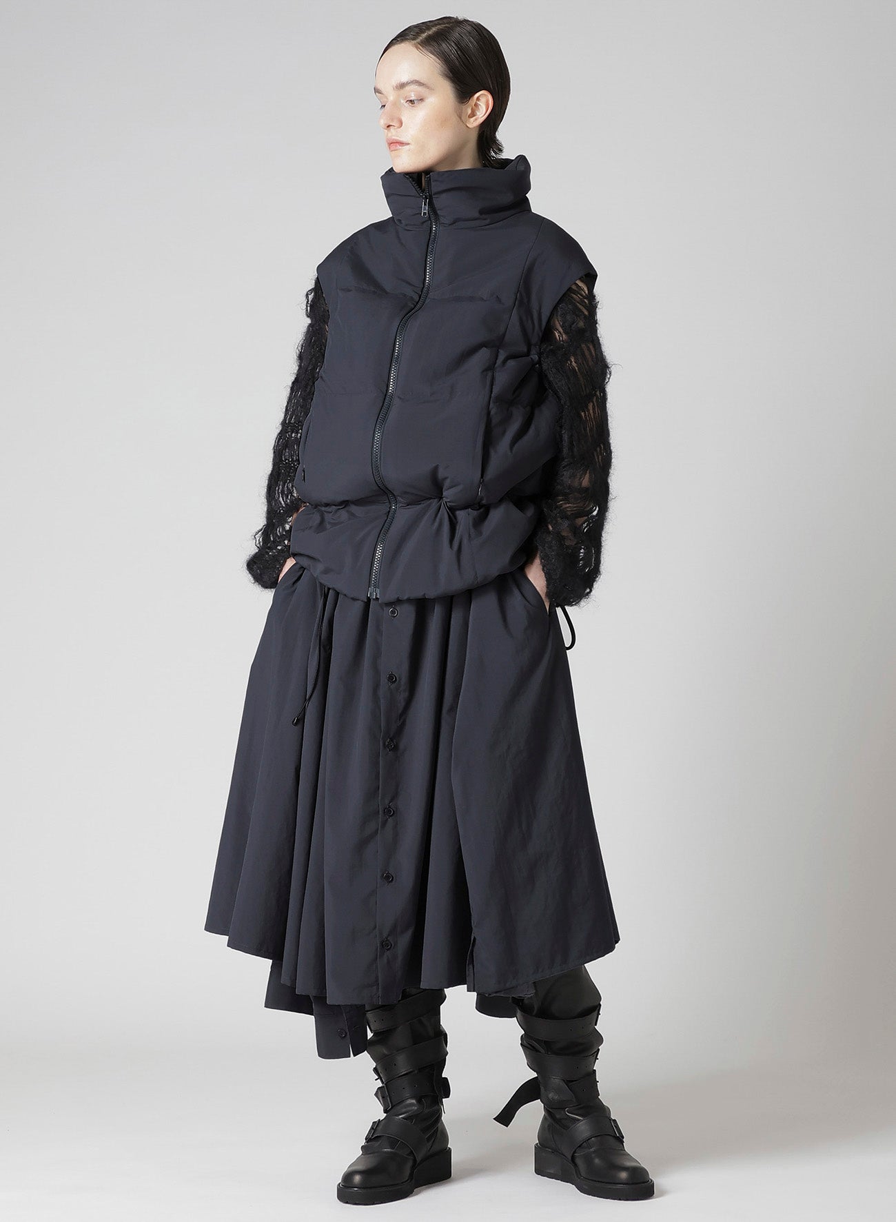 VINTAGE HIGH D TAFFETA PADDED VEST