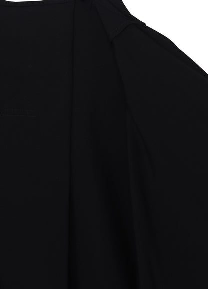 GABARDINE HOODED CAPE COAT