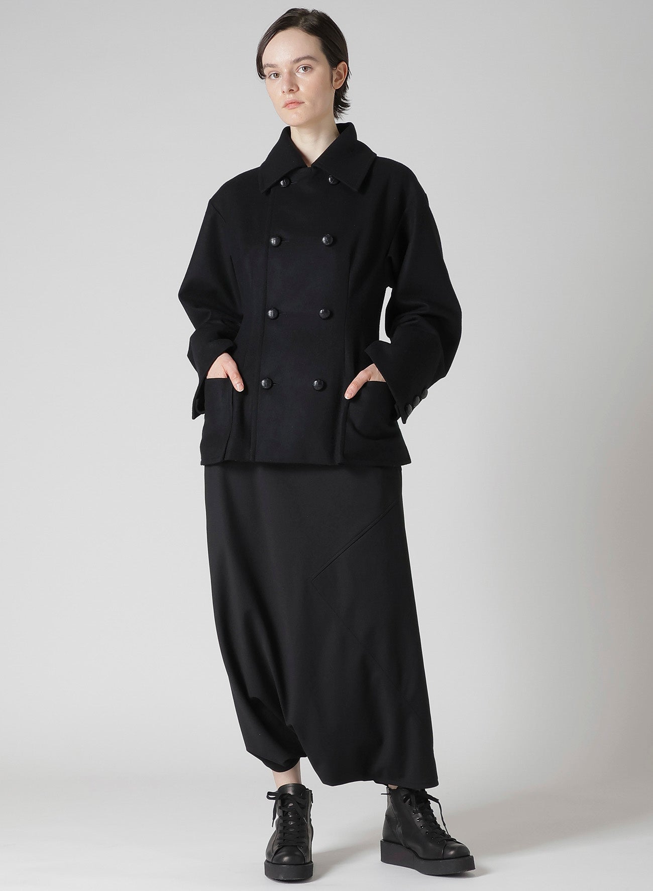 MELTON DARTS PEA COAT