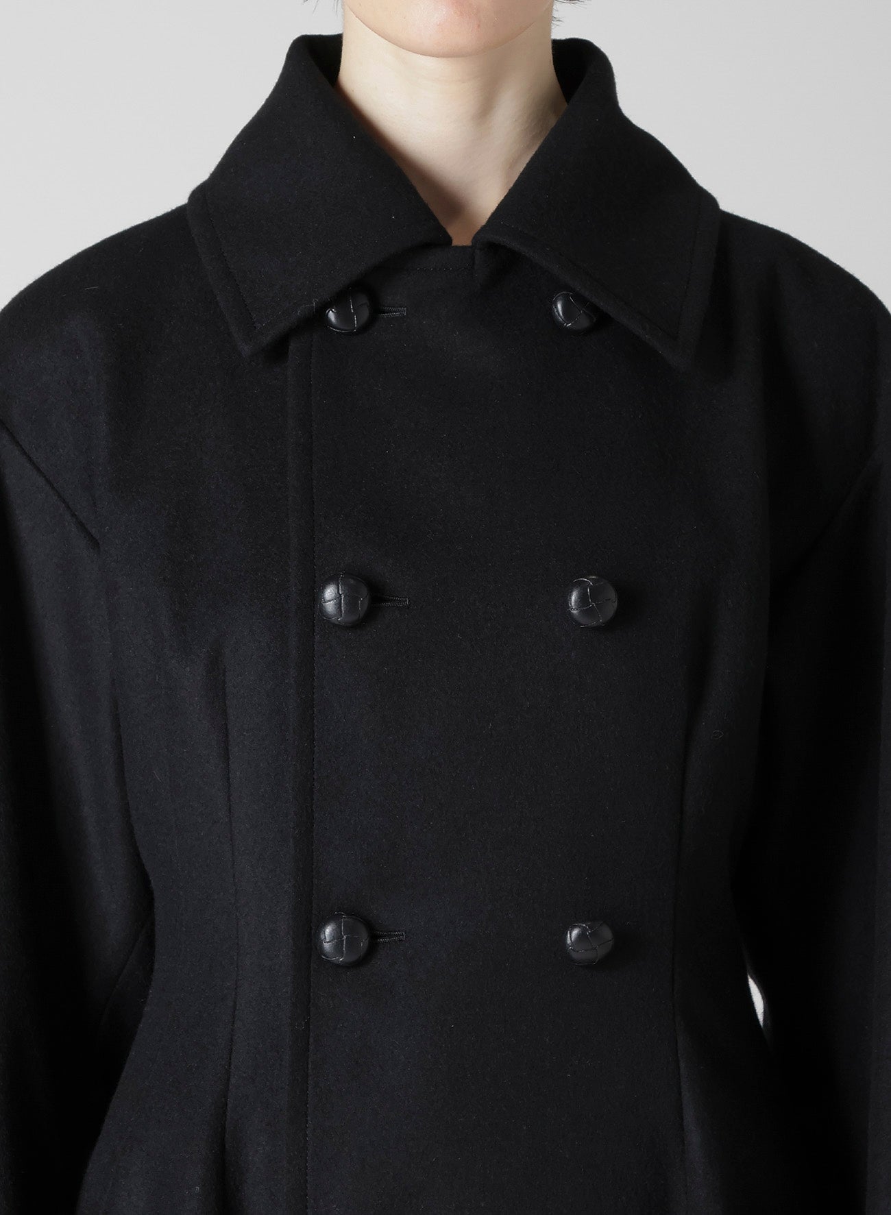 MELTON DARTS PEA COAT