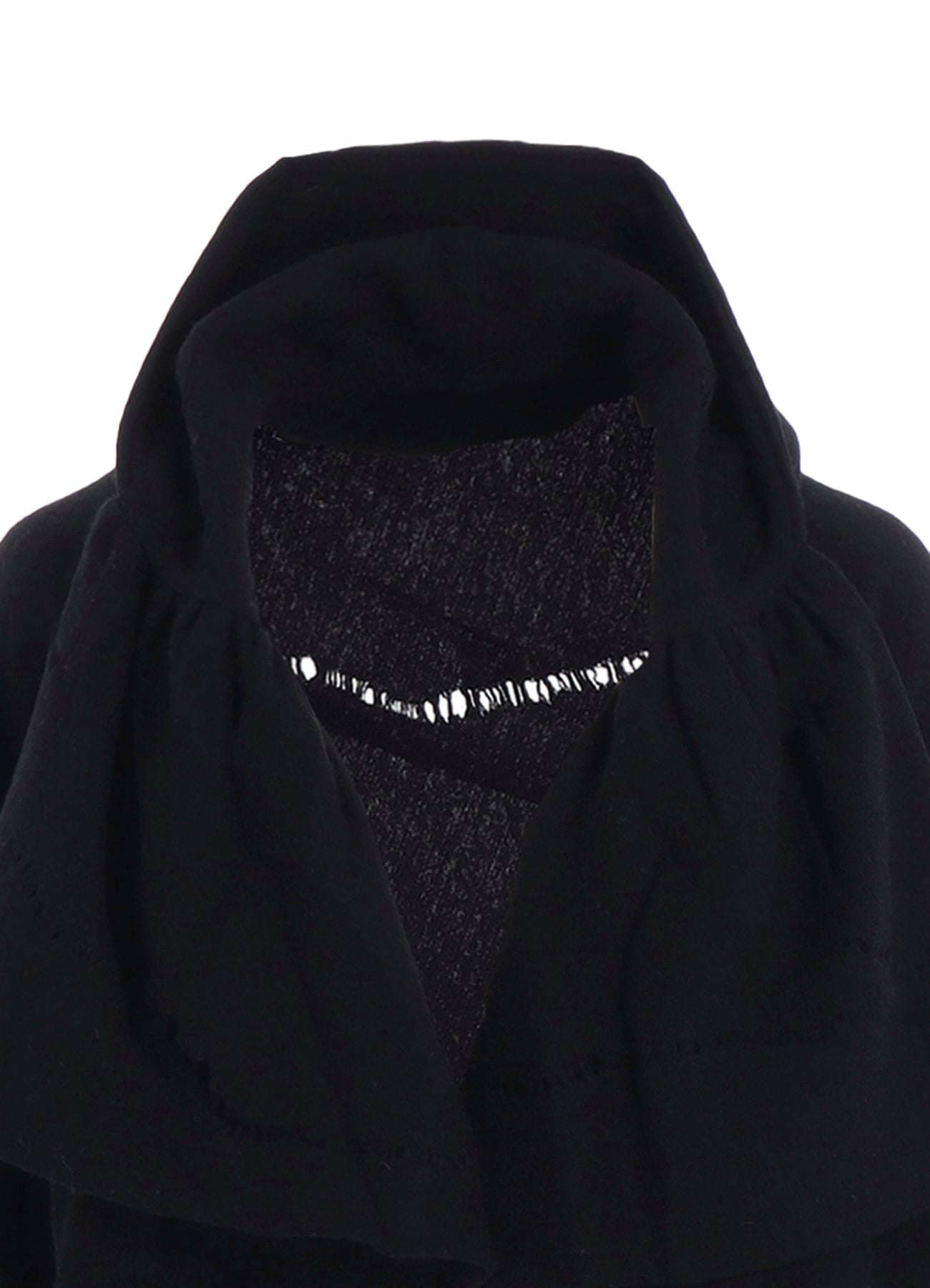W DETAIL JERSEY SHIRRING DETAIL JACKET