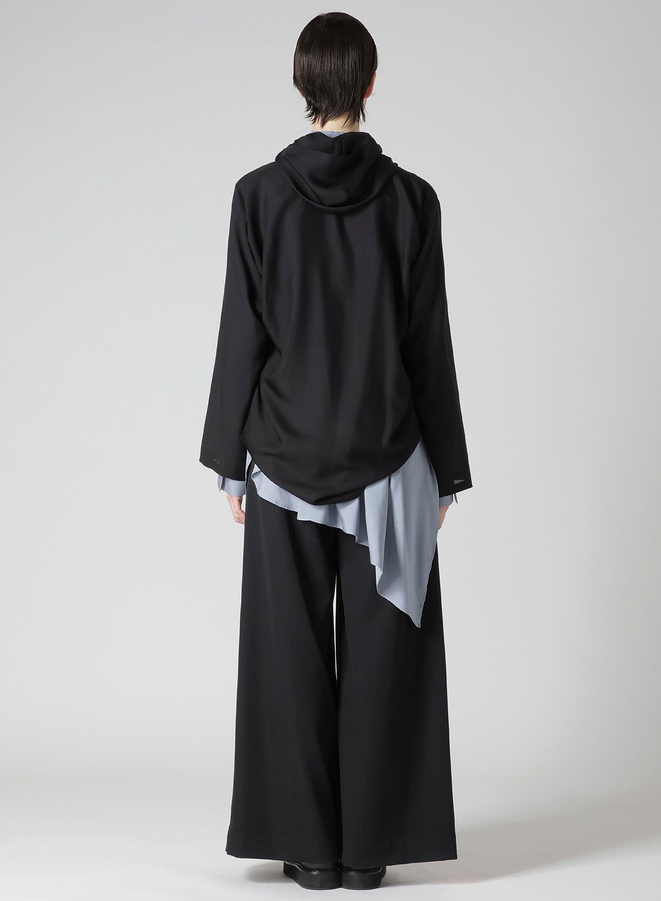 Cu/Mo KERSEY SHIRRING DETAIL JACKET