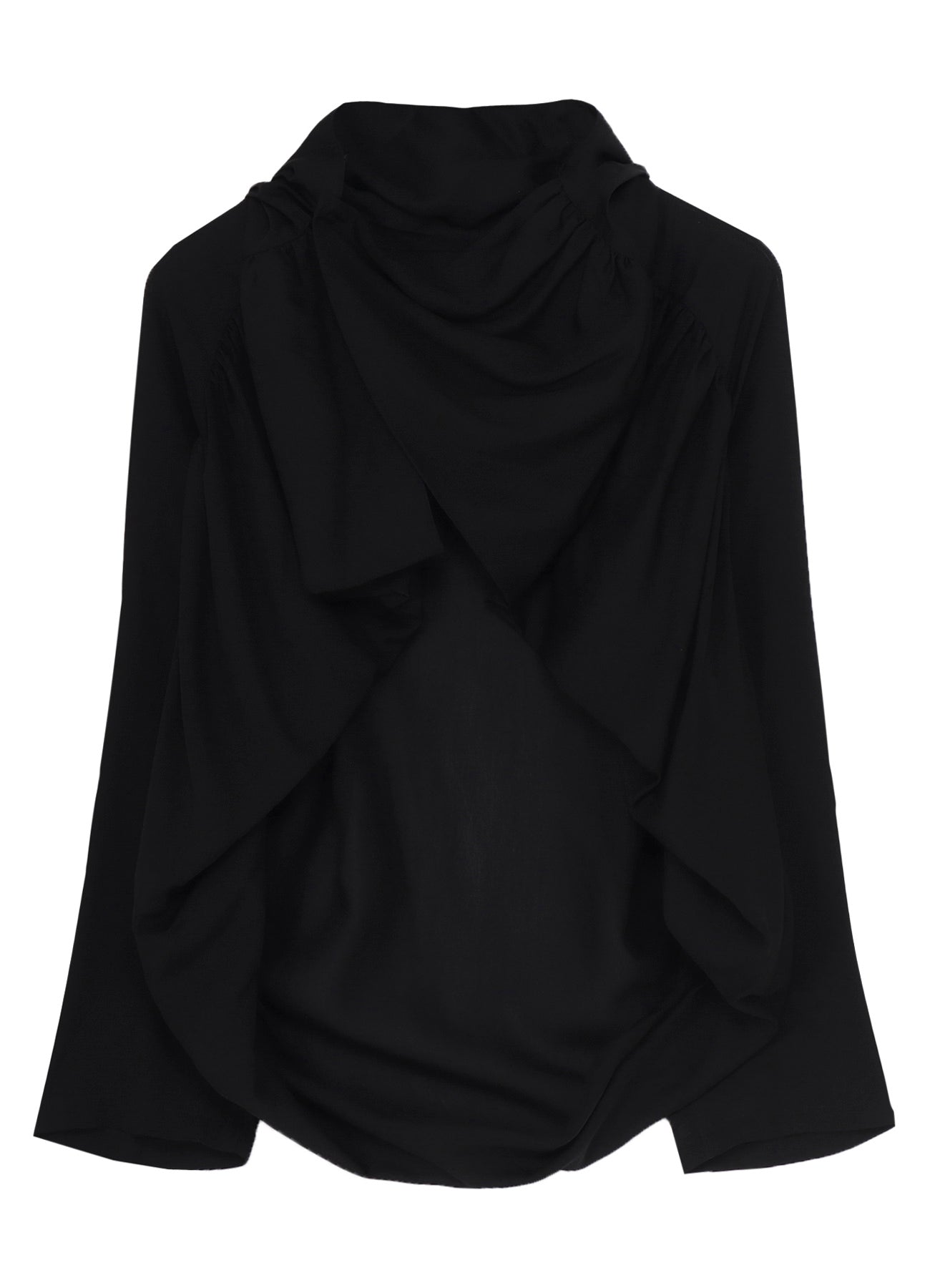 Cu/Mo KERSEY SHIRRING DETAIL JACKET