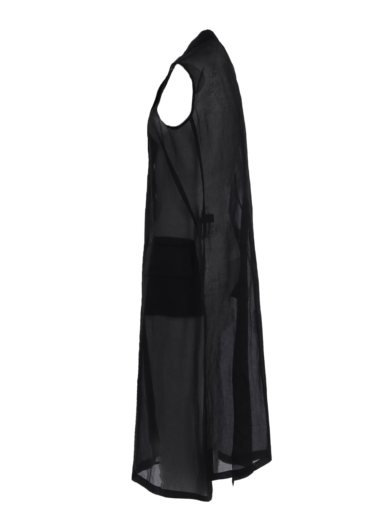 COTTON ORGANZA SLEEVELESS JKT