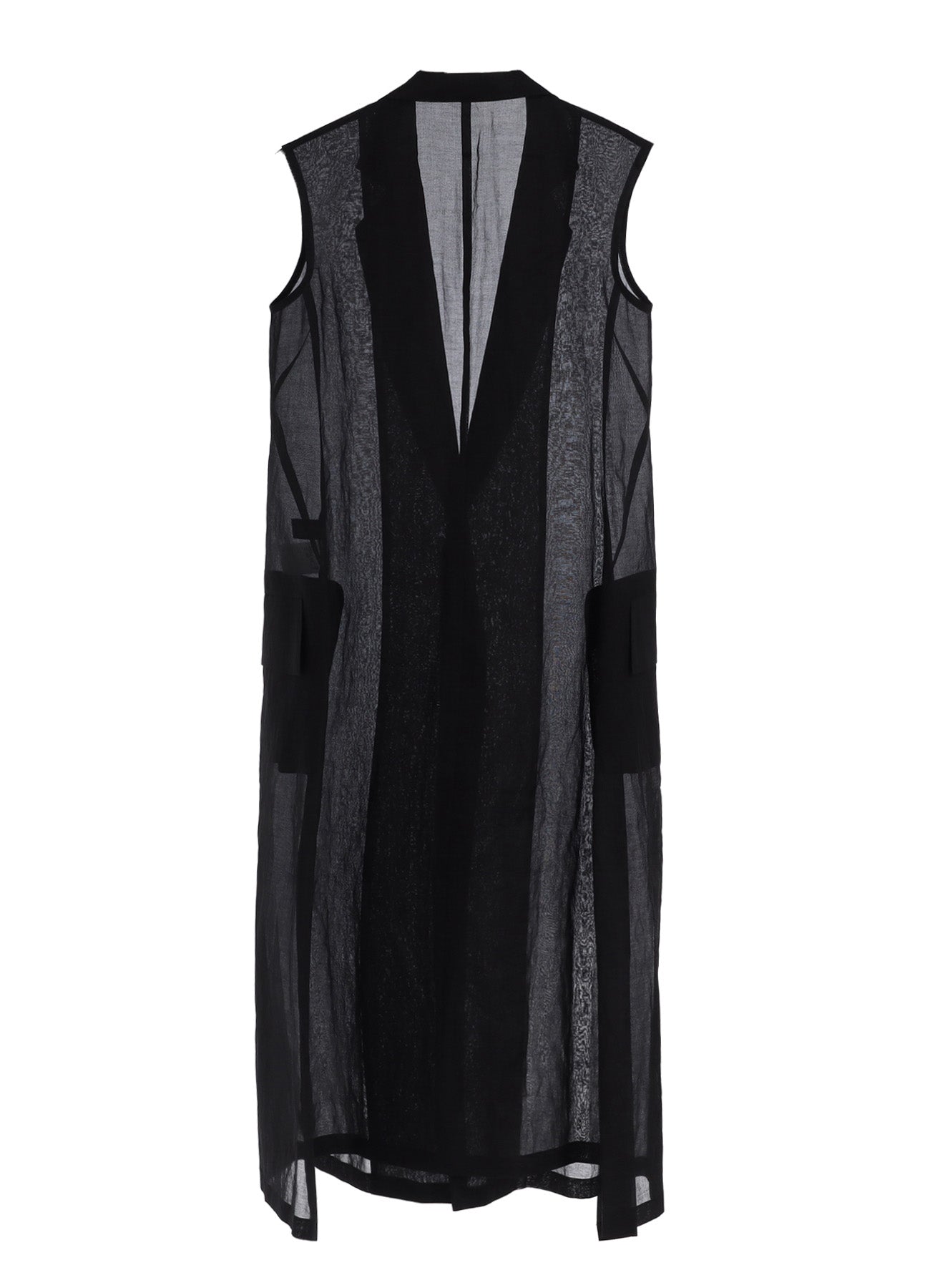 COTTON ORGANZA SLEEVELESS JKT