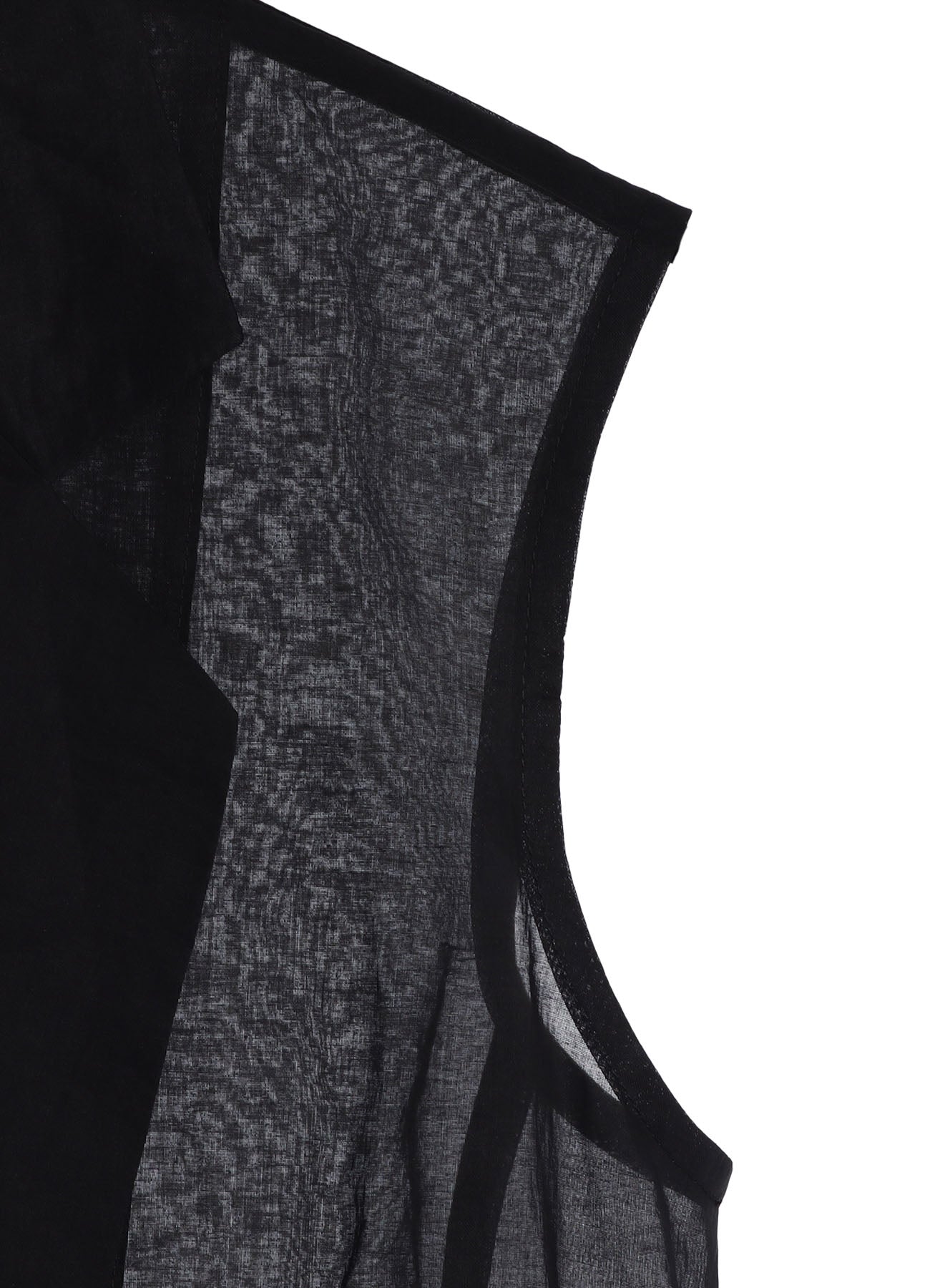 COTTON ORGANZA SLEEVELESS JKT