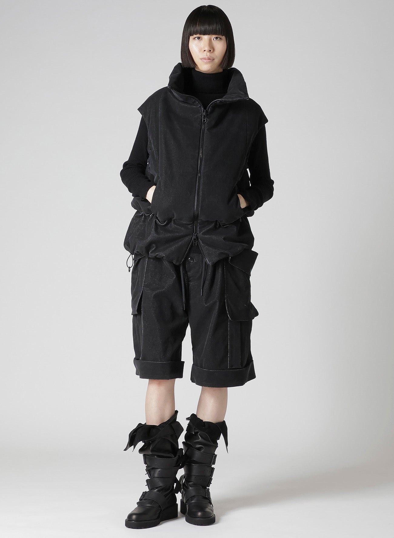QUARTZ 2/26 RIBBED HIGH NECK