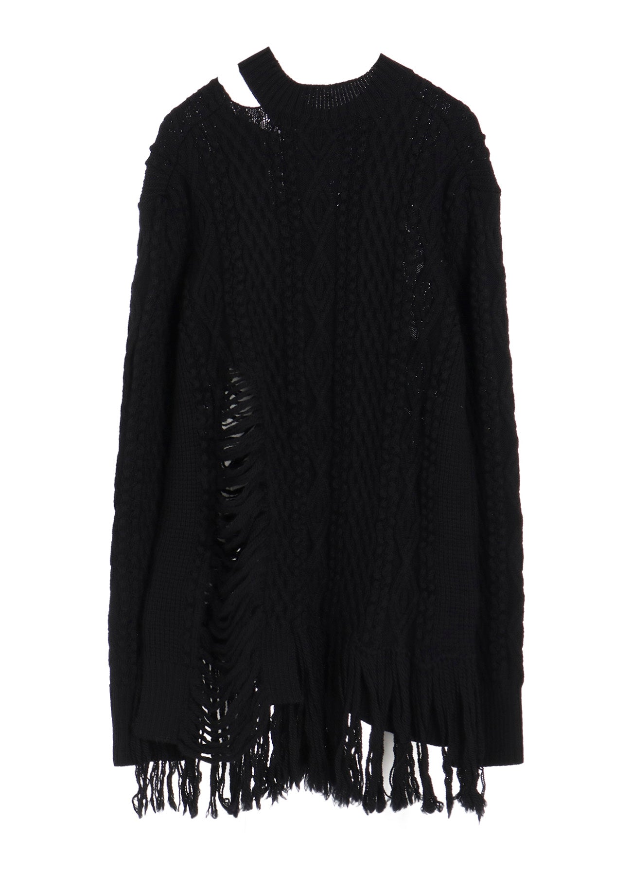 CARMA A CRUSHED CABLE KNIT TOP
