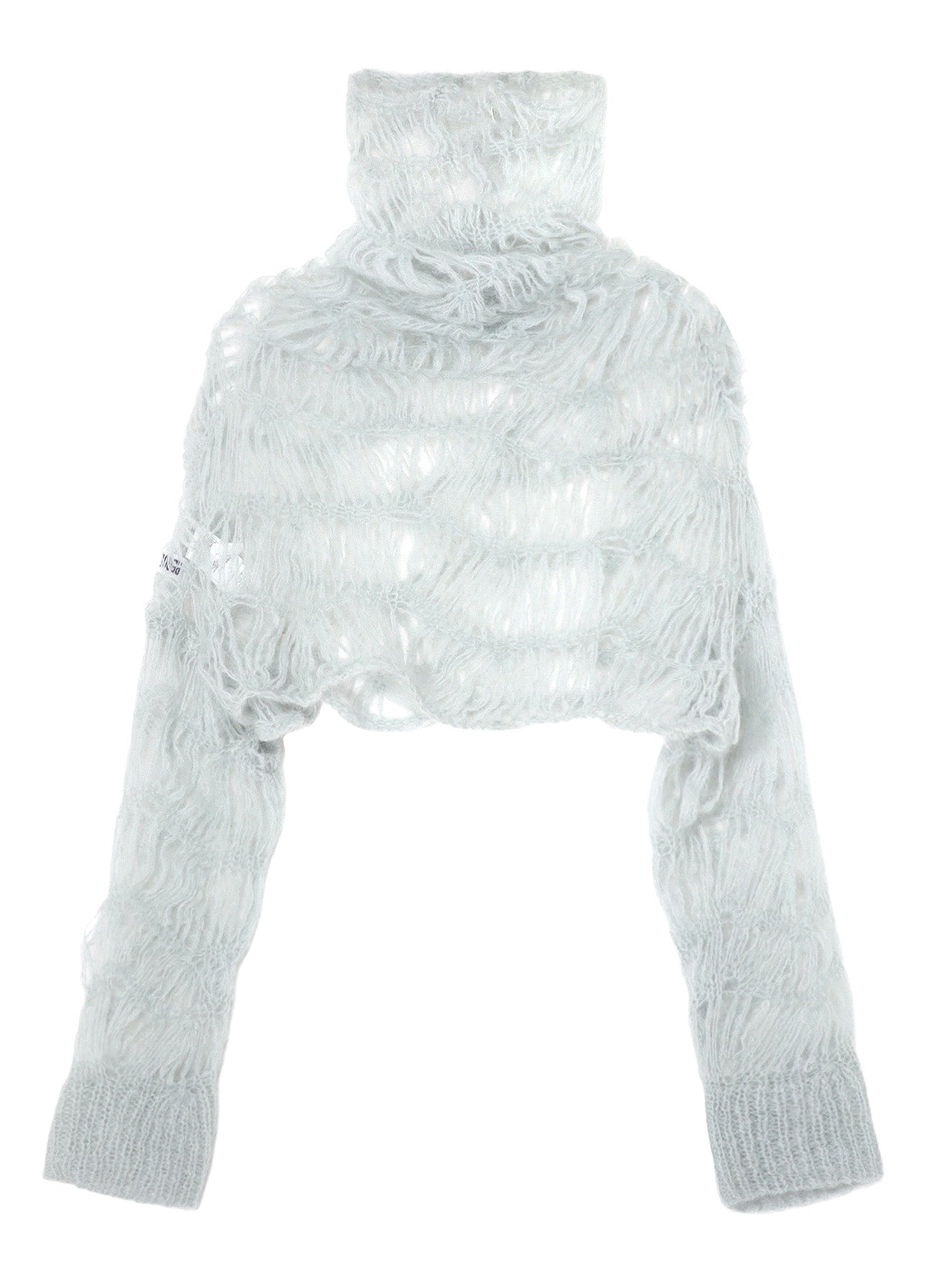MAON HIGH-NECK CROPPED TOP