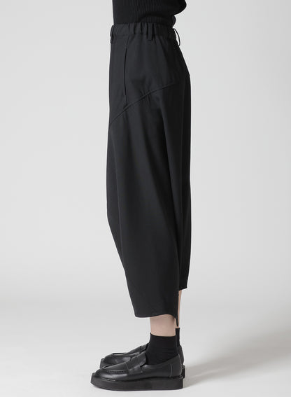 GABARDINE PANELED SALOUEL PANTS