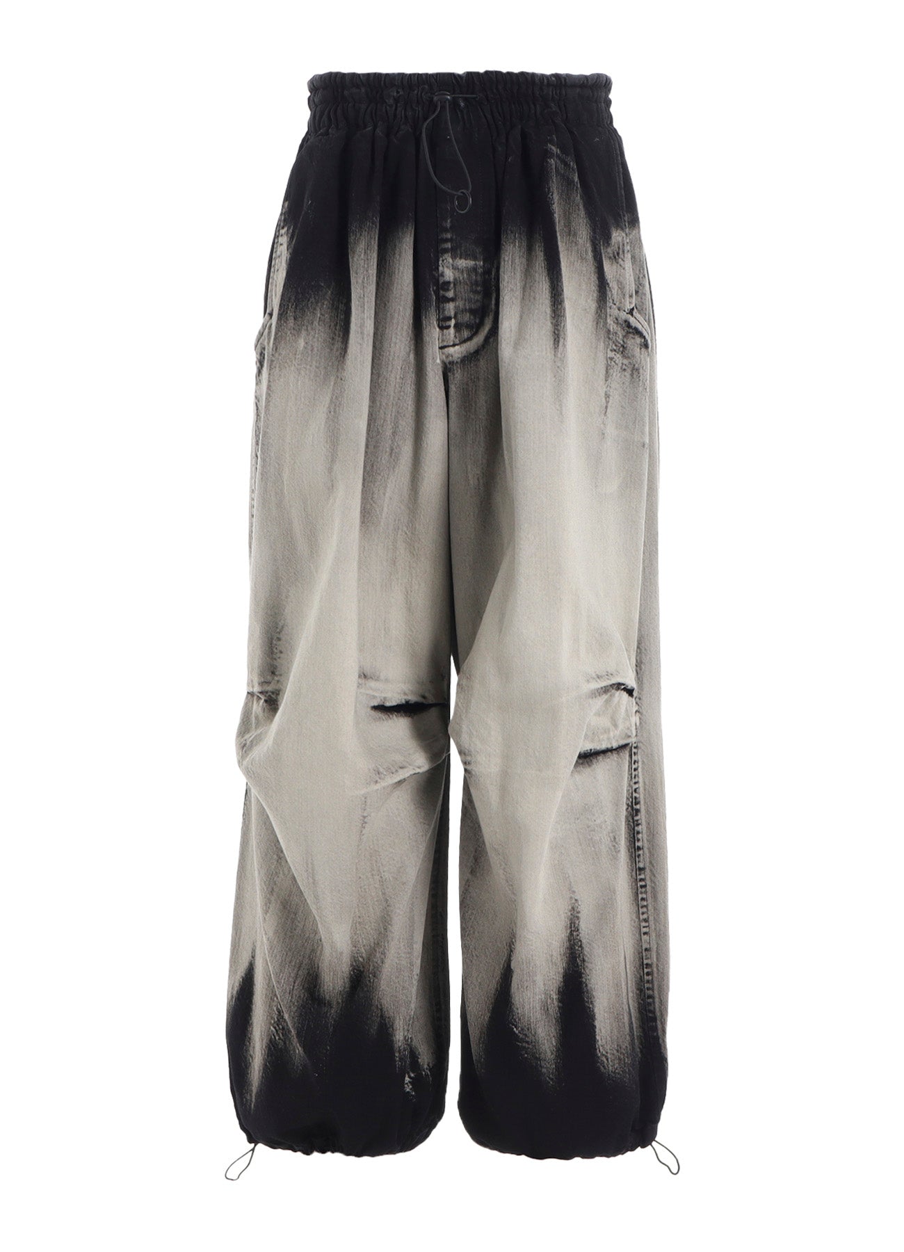 10OZ BLEACHED DENIM PARACHUTE PANTS