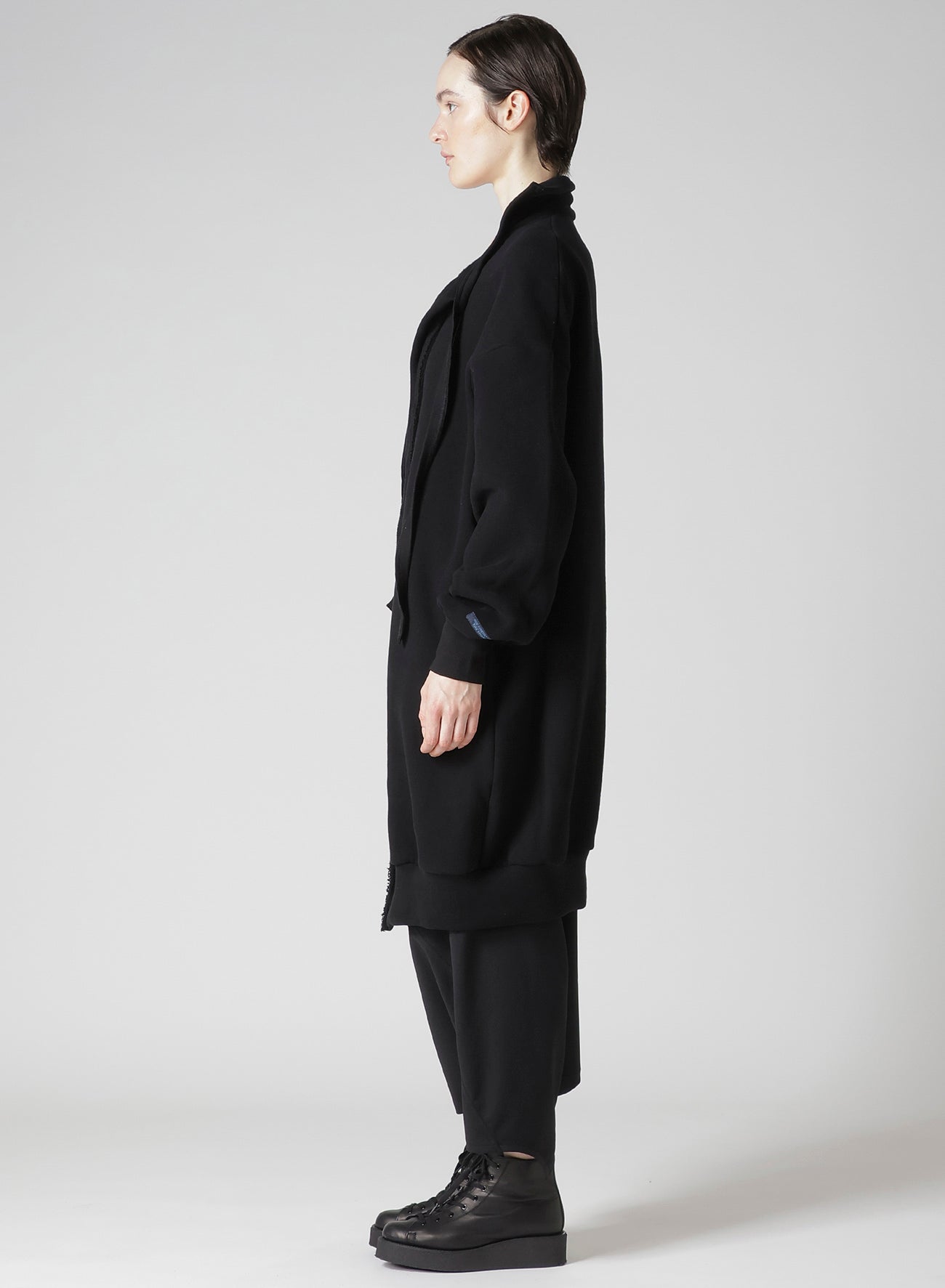 Liy/C BRUSHED FRENCH TERRY BUTTON D CARDIGAN