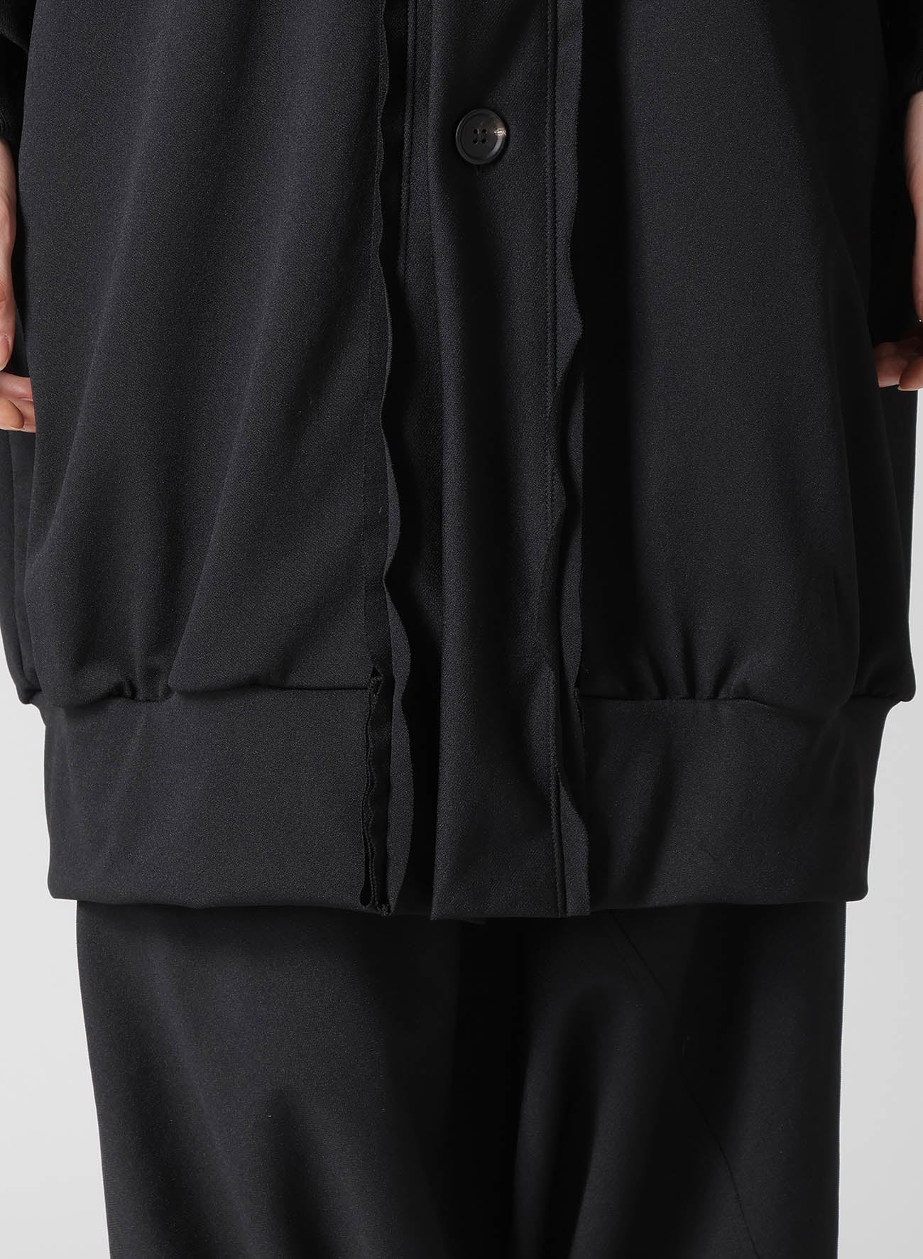 Pe JERSEY TWILL BUTTON D CARDIGAN