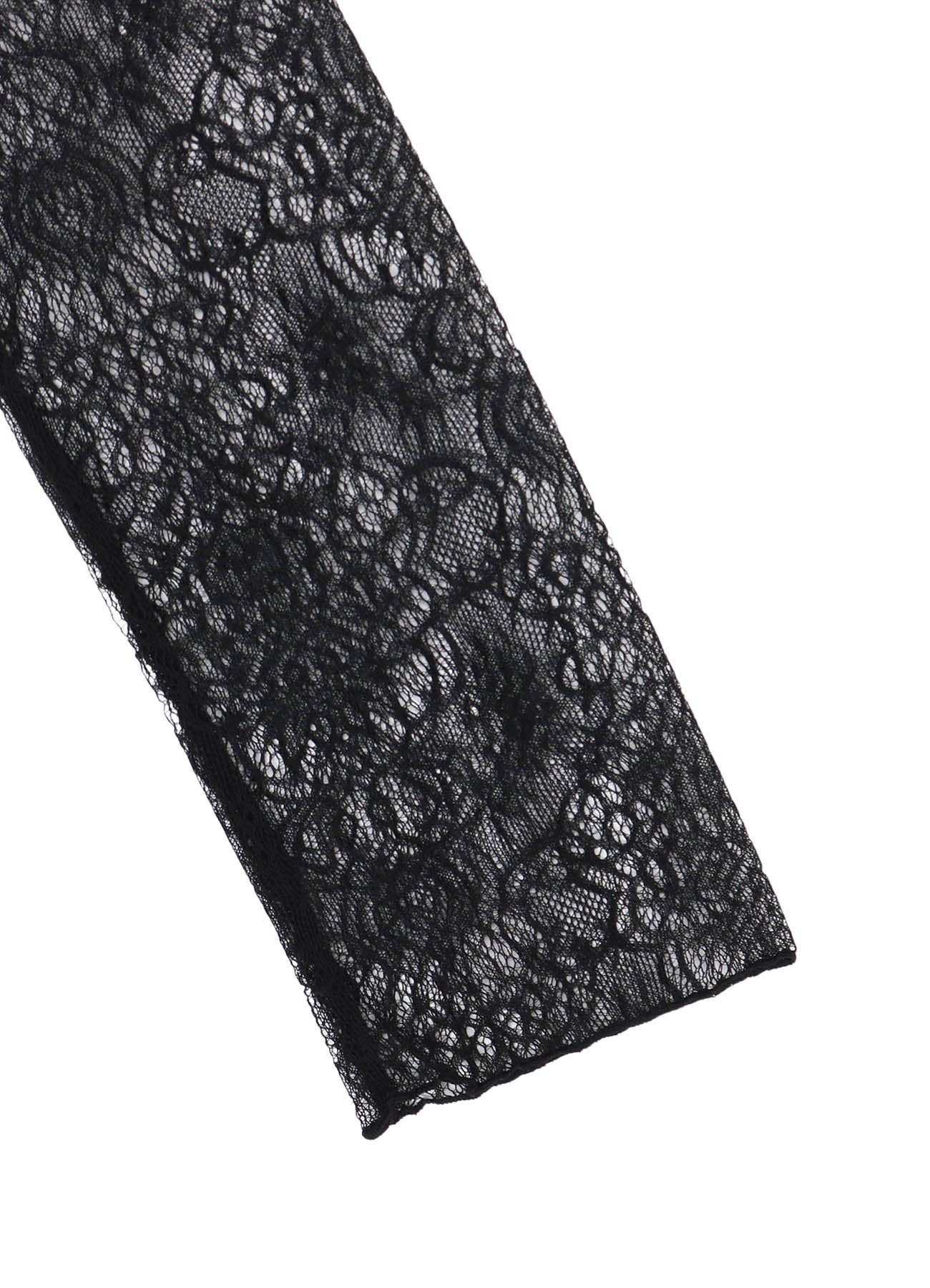 STRETCHED LACE R-TURTLENECK T