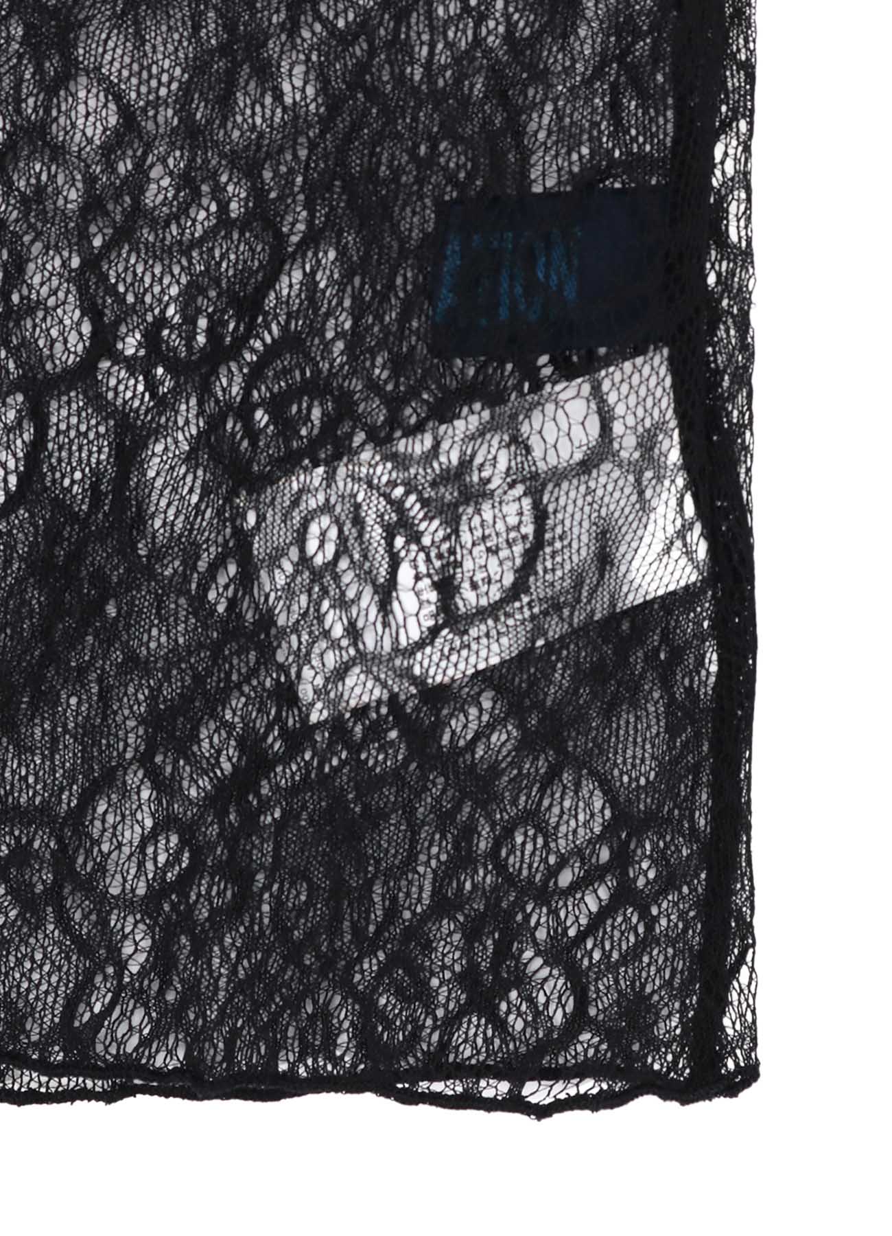 STRETCHED LACE R-TURTLENECK T
