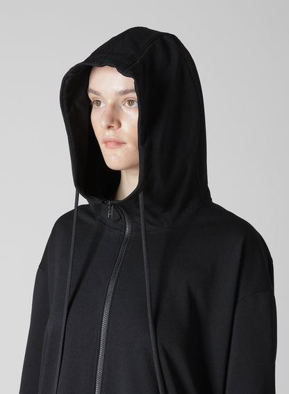 Pe JERSEY TWILL UNBALANCED HOODIE B