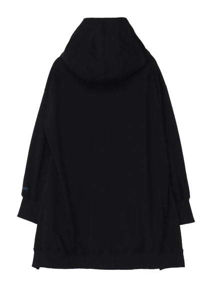 Pe JERSEY TWILL UNBALANCED HOODIE B