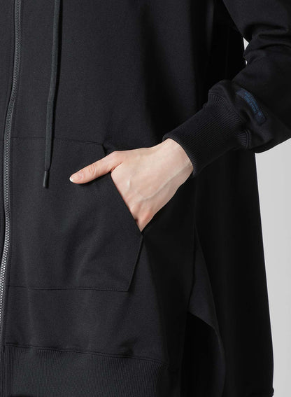 Pe JERSEY TWILL UNBALANCED HOODIE B