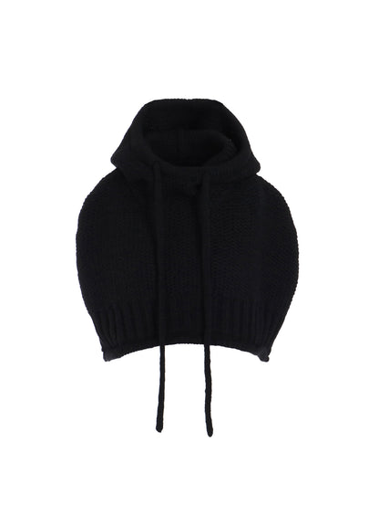 KNIT HOODED WARMER