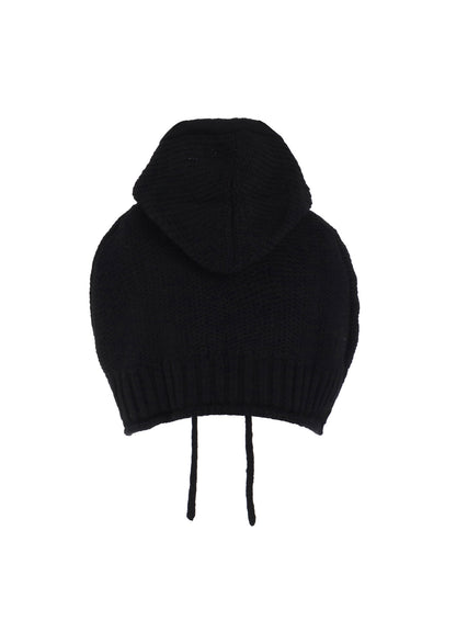 KNIT HOODED WARMER