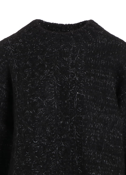 CABLE KNIT ROUND NECK CABLE KNIT PO