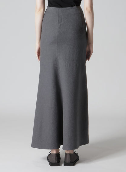 W/C TWILL WASHER L SLIM FLARE SKIRT