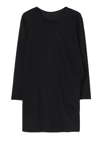56/2 GUAZE SINGLE JERSEY SIDE DRAPED LONG SLV T