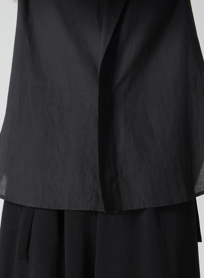 100/-KHADI DRAPED DETAIL HOOD DRESS