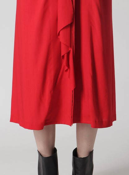 Ry LAWN FRONT DRAPED SLEEVELESS DRESS