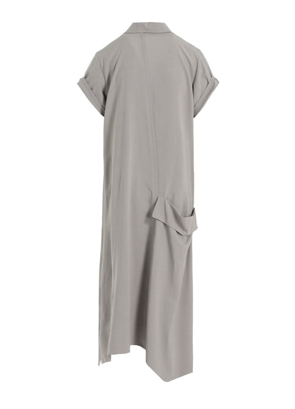 Ry SEETING CLOTH R DRAPED SHIRT DRESS