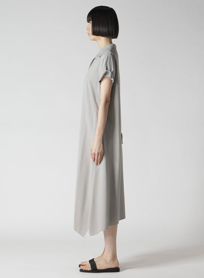 Ry SEETING CLOTH R DRAPED SHIRT DRESS