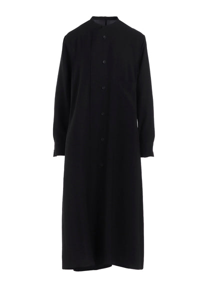 Cu/W HIGH TWISTED GABARDINE RB DRAPED DRESS