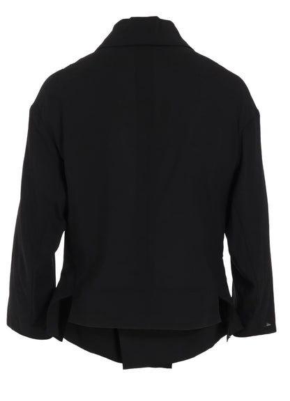 CUT-OUT COLLAR JACKET