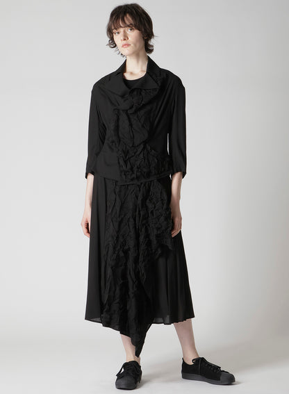CUT-OUT COLLAR JACKET