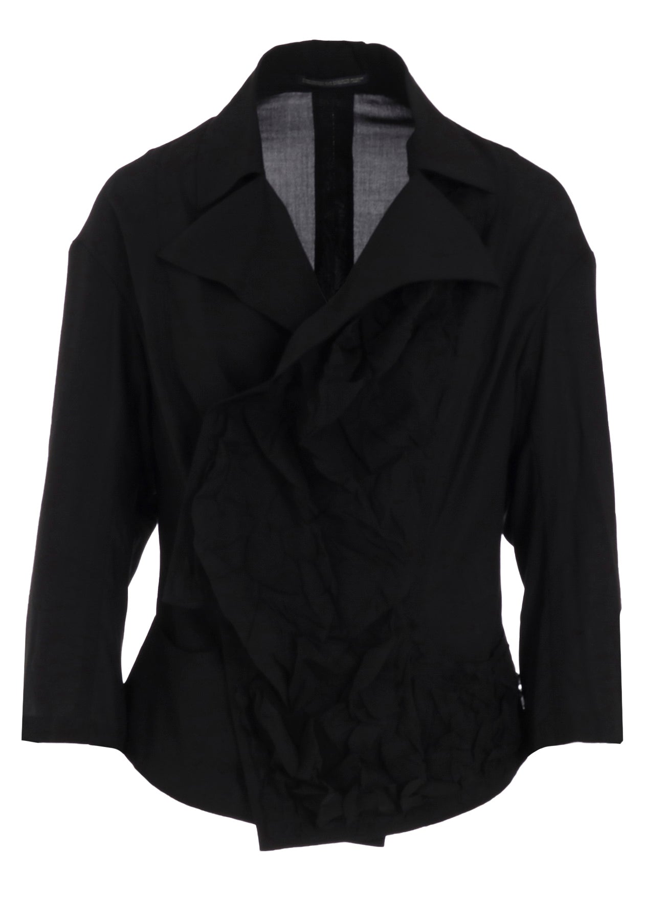 CUT-OUT COLLAR JACKET