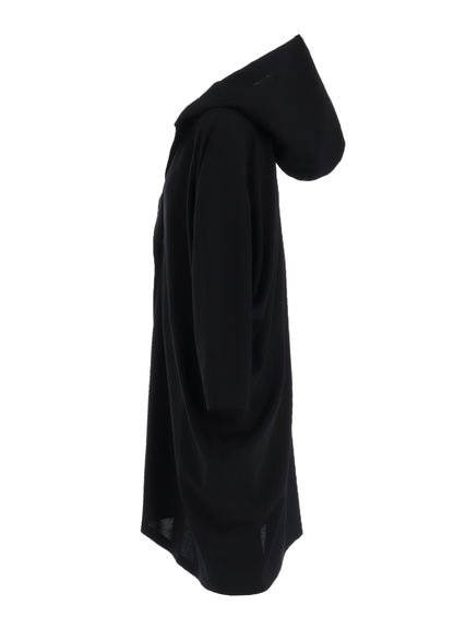 WOOL GAUZE HOOD JACKET