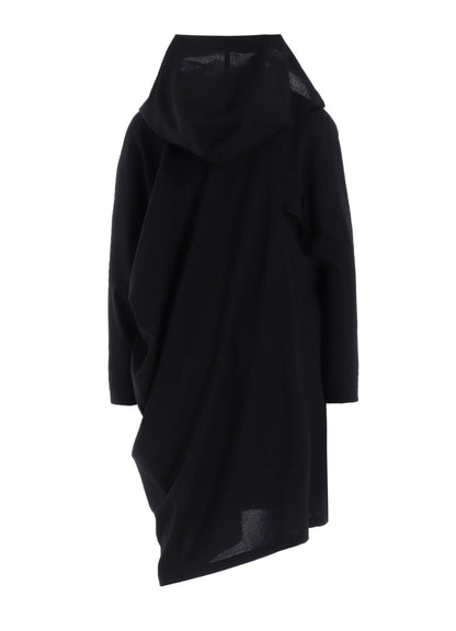 WOOL GAUZE HOOD JACKET