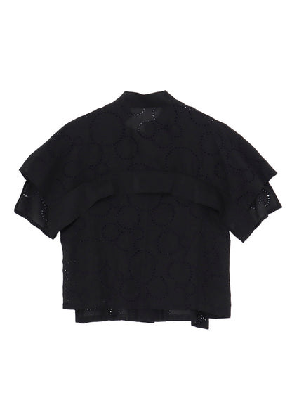 LACE STAND COLLAR JACKET