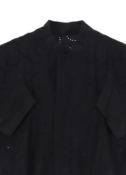 LACE STAND COLLAR JACKET