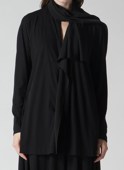 STOLE COLLAR JACKET