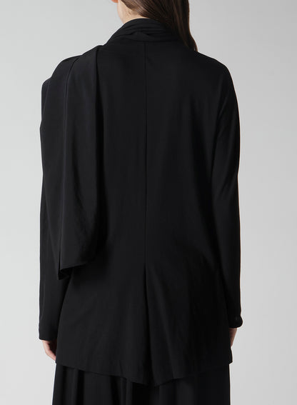 STOLE COLLAR JACKET