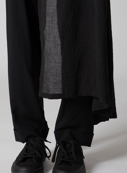 BALLOON SLEEVE WRAP JACKET